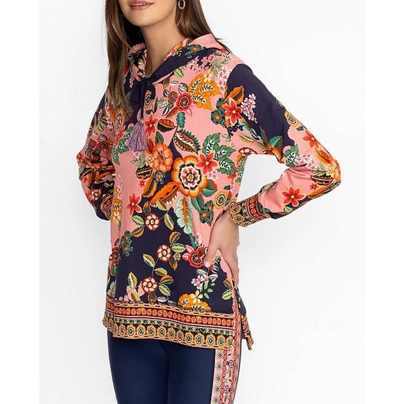 NWT Johnny Was Clarkwood High Low Pullover Hoodie - Picture 3 of 6